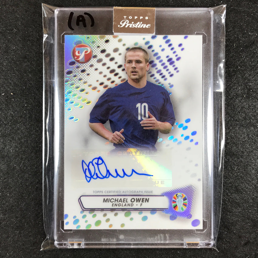 2023 Topps Pristine Road to Euro MICHAEL OWEN Pristine Auto Base No. MO (A)