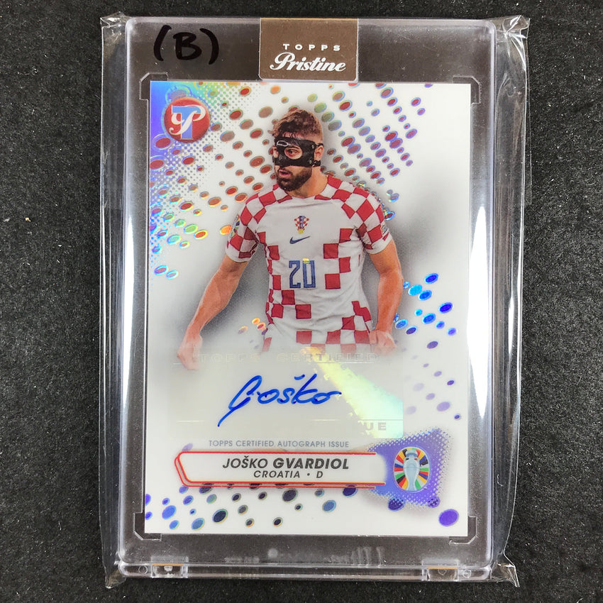 2023 Topps Pristine Road to Euro JOSKO GVARDIOL Pristine Auto Base No. JG (B)