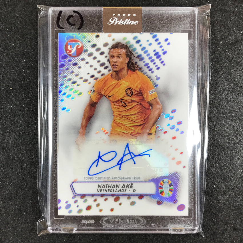 2023 Topps Pristine Road to Euro NATHAN AKE Pristine Auto Base No. NA (C)