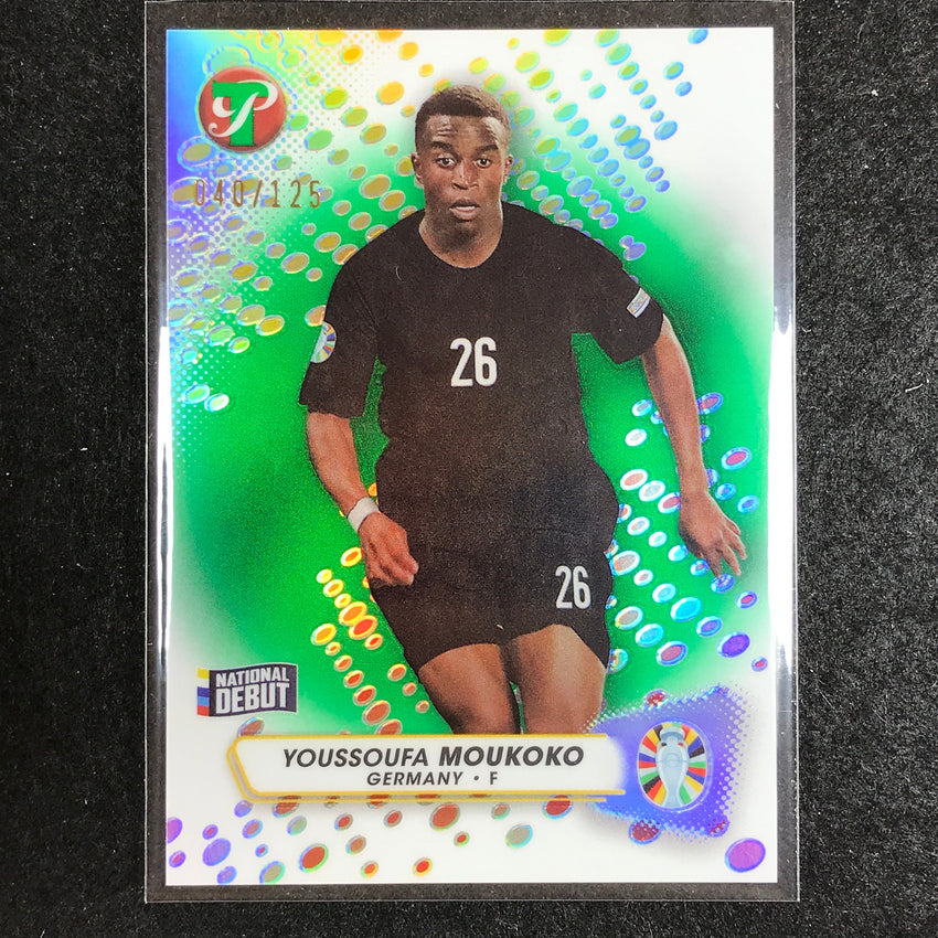 2023 Topps Pristine Road to Euro YOUSSOUFA MOUKOKO Base Green 40/125 #65