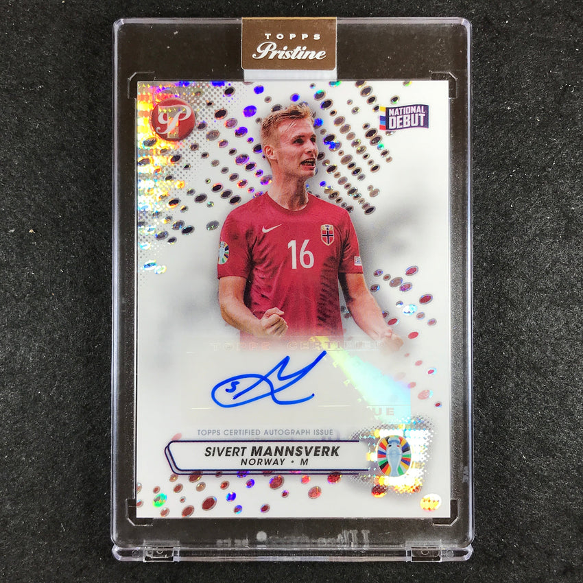 2023 Topps Pristine Road to Euro SILVERT MANNSVERK Pristine Auto 35/99