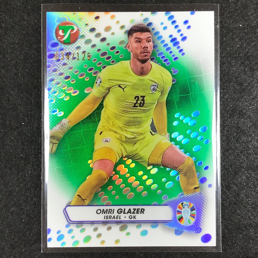 2023 Topps Pristine Road to Euro OMRI GLAZER Base Green 34/125 #83