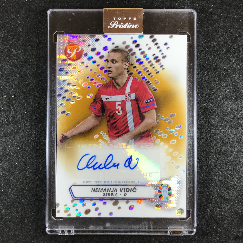 2023 Topps Pristine Road to Euro NEMANJA VIDIC Pristine Auto Gold 49/50