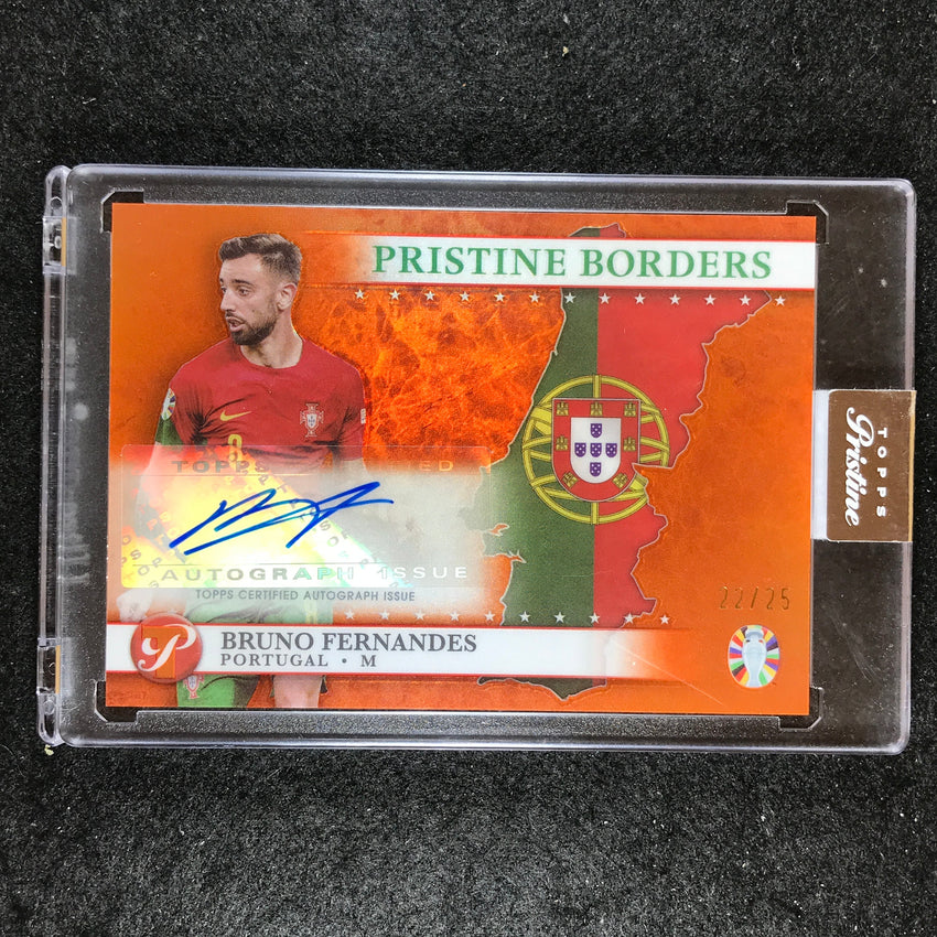 2023 Topps Pristine Road to Euro BRUNO FERNANDES Pristine Borders Auto 22/25