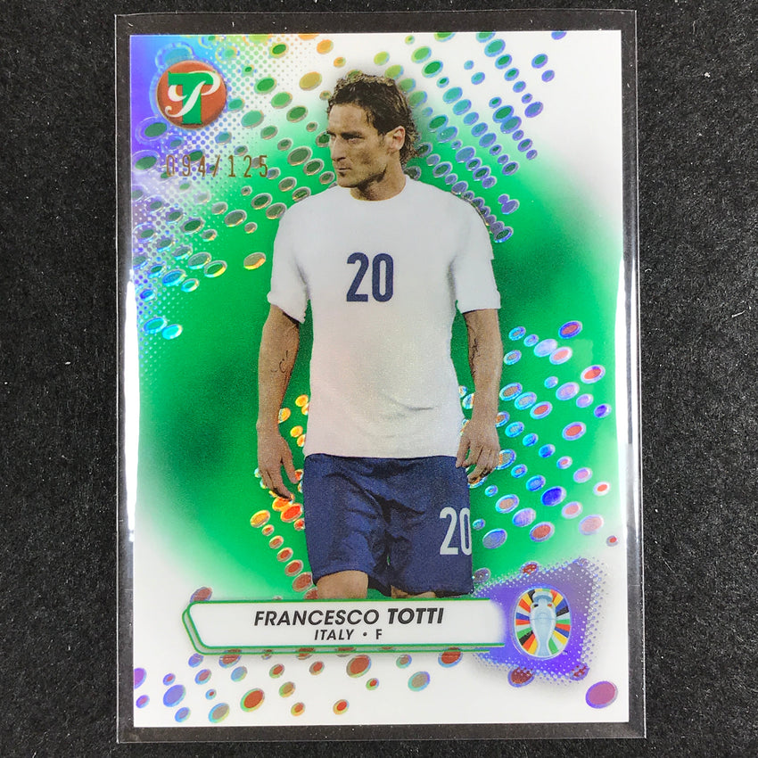 2023 Topps Pristine Road to Euro FRANCESCO TOTTI Base Green 94/125 No. 103
