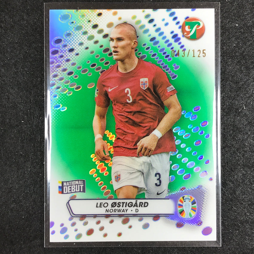 2023 Topps Pristine Road to Euro LEO OSTIGARD Base Green 43/125 #117