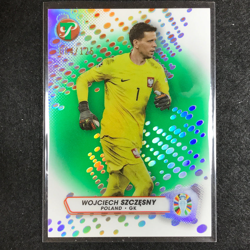 2023 Topps Pristine Road to Euro WOJCIECH SZCZESNY Base Green 4/125 #124