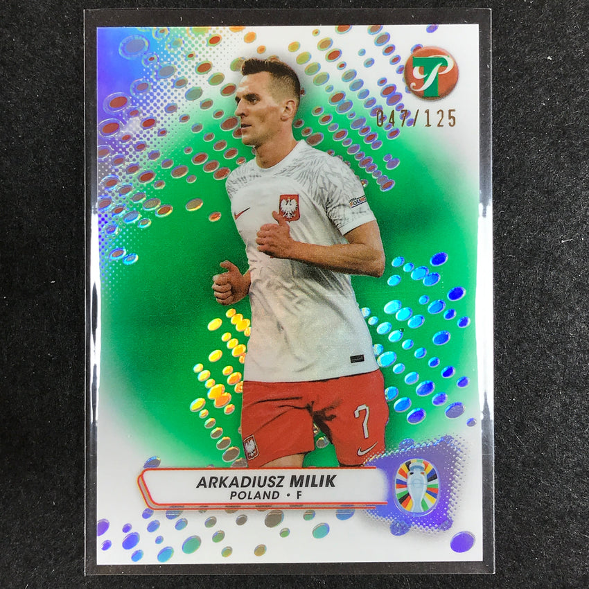 2023 Topps Pristine Road to Euro ARKADIUSZ MILIK Base Green 47/125 #128