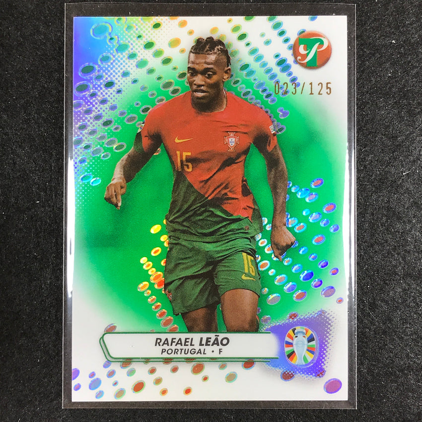 2023 Topps Pristine Road to Euro RAFAEL LEAO Base Green 23/125 No. 142