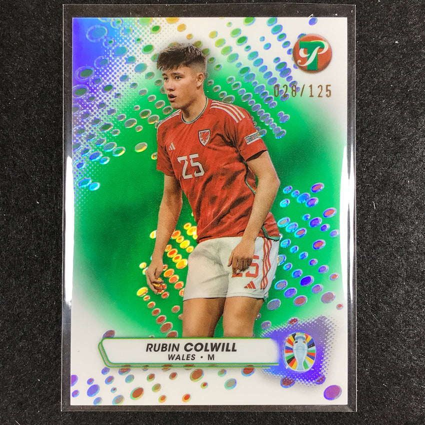2023 Topps Pristine Road to Euro RUBIN COLWILL Base Green 28/125 #197