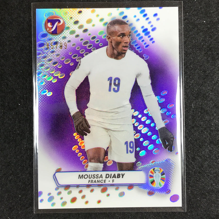 2023 Topps Pristine Road to Euro MOUSSA DIABY Base Purple 45/99 #58