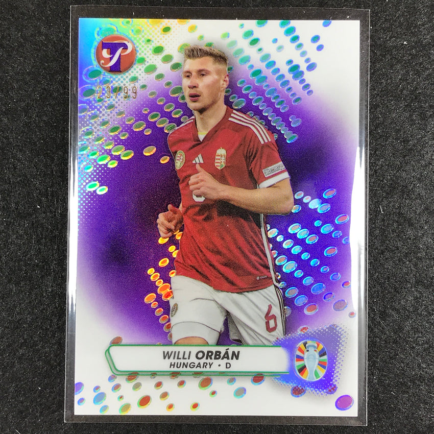 2023 Topps Pristine Road to Euro WILLI ORBAN Base Purple 23/99 No. 71