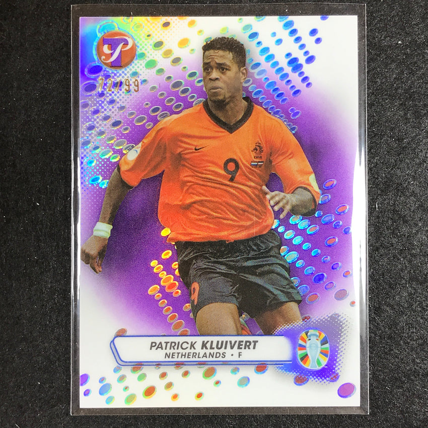2023 Topps Pristine Road to Euro PATRICK KLUIVERT Base Purple 72/99 #113