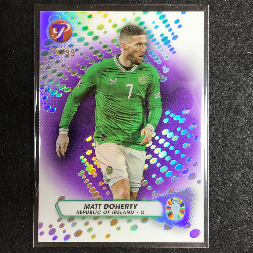 2023 Topps Pristine Road to Euro MATT DOHERTY Base Purple 39/99 #146