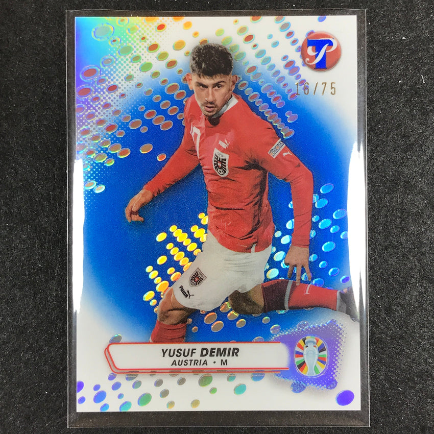 2023 Topps Pristine Road to Euro YUSUF DEMIR Base Blue 16/75 #2