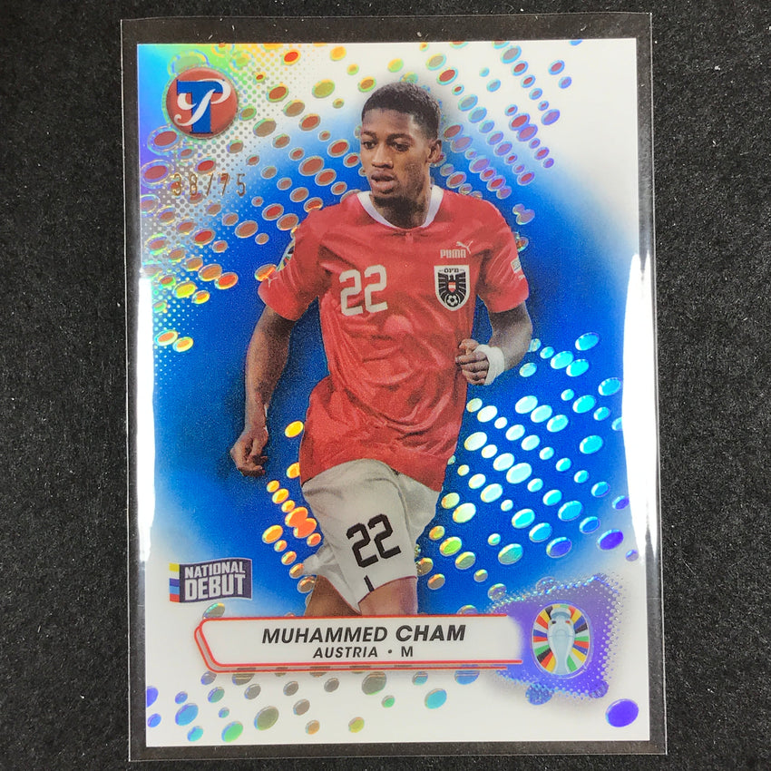 2023 Topps Pristine Road to Euro MUHAMMED CHAM Base Blue 38/75 #5