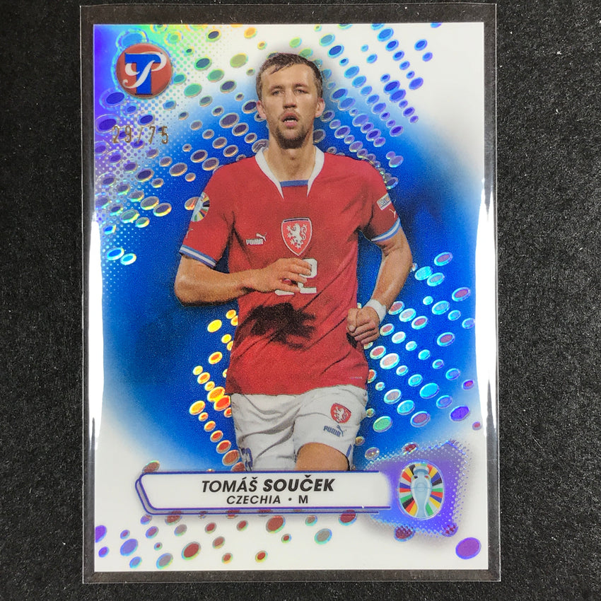 2023 Topps Pristine Road to Euro TOMAS SOUCEK Base Blue 29/75 #23