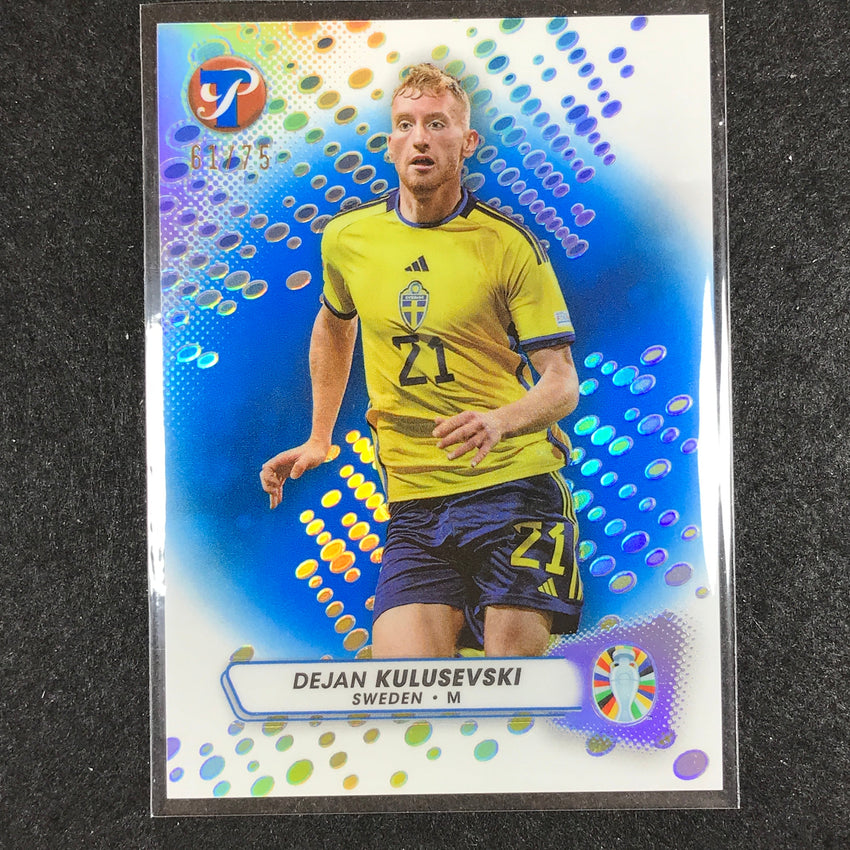 2023 Topps Pristine Road to Euro DEJAN KULUSEVSKI Base Blue 61/75 No. 178