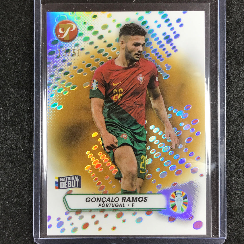 2023 Topps Pristine Road to Euro GONCALO RAMOS Base Gold 13/50