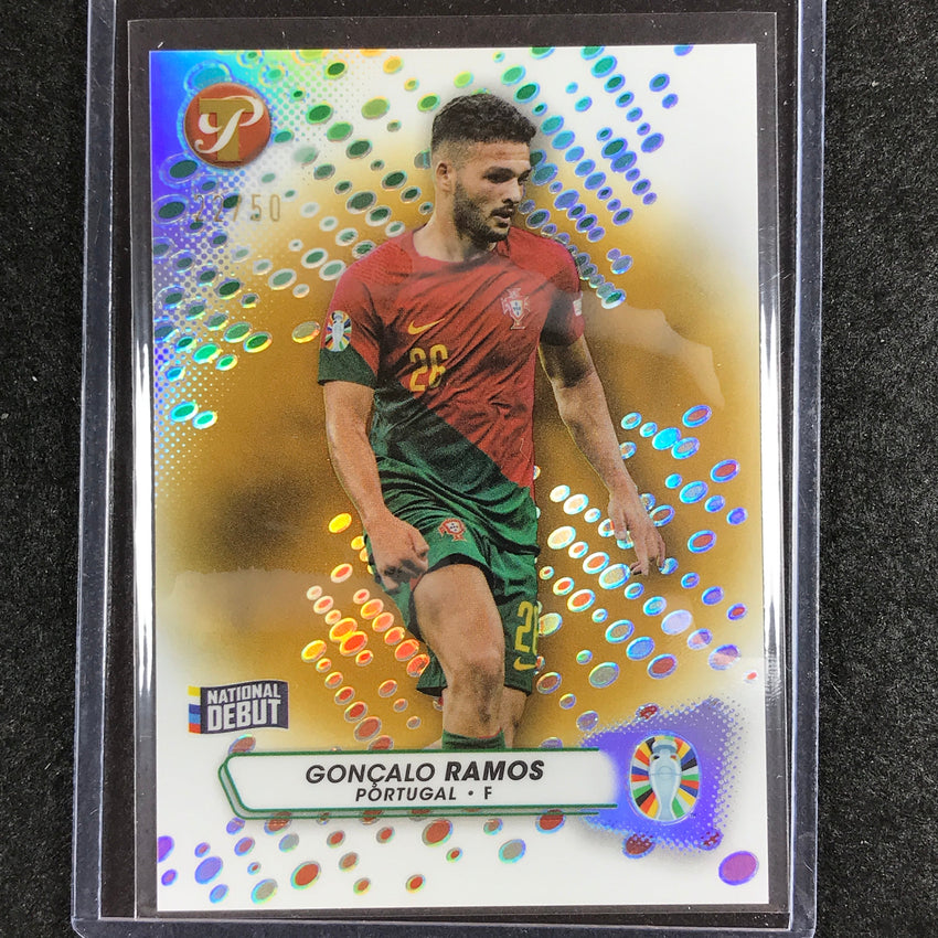 2023 Topps Pristine Road to Euro GONCALO RAMOS Base Gold 22/50