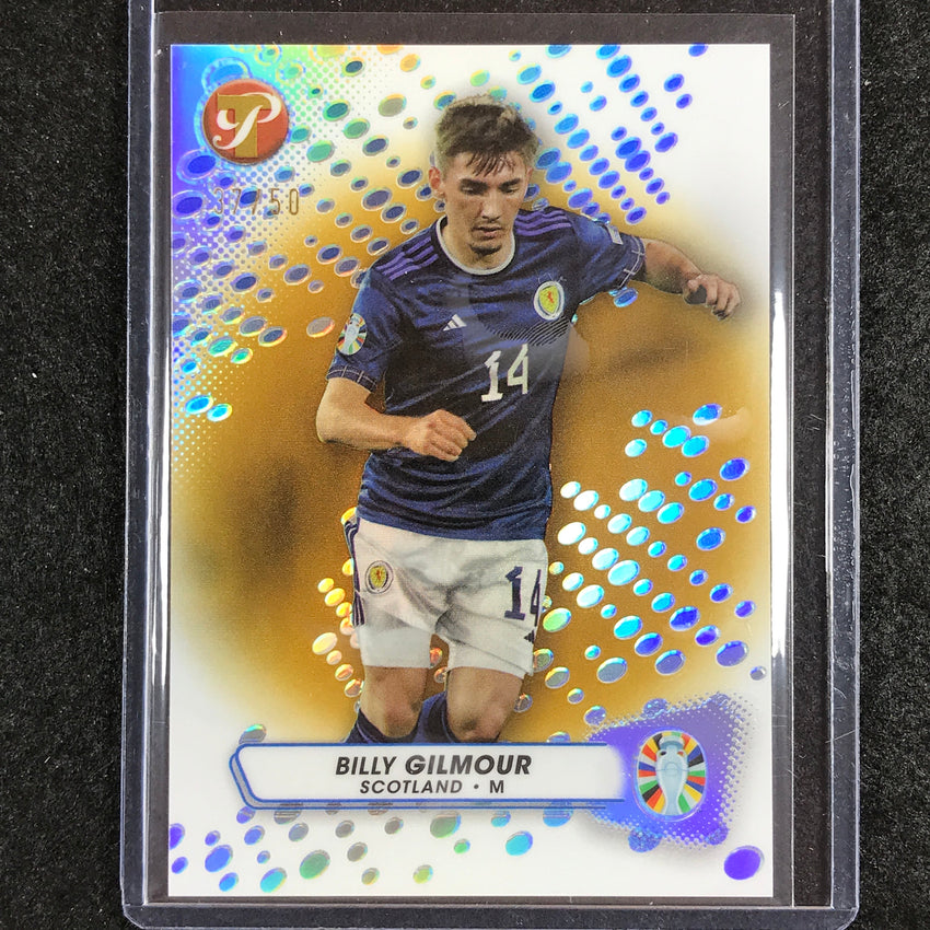 2023 Topps Pristine Road to Euro BILLY GILMOUR Base Gold 37/50