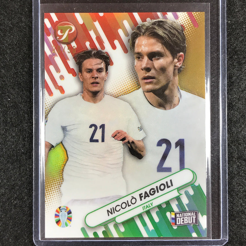 2023 Topps Pristine Road to Euro NICOLO FAGIOLI Fresh Faces Gold 20/50