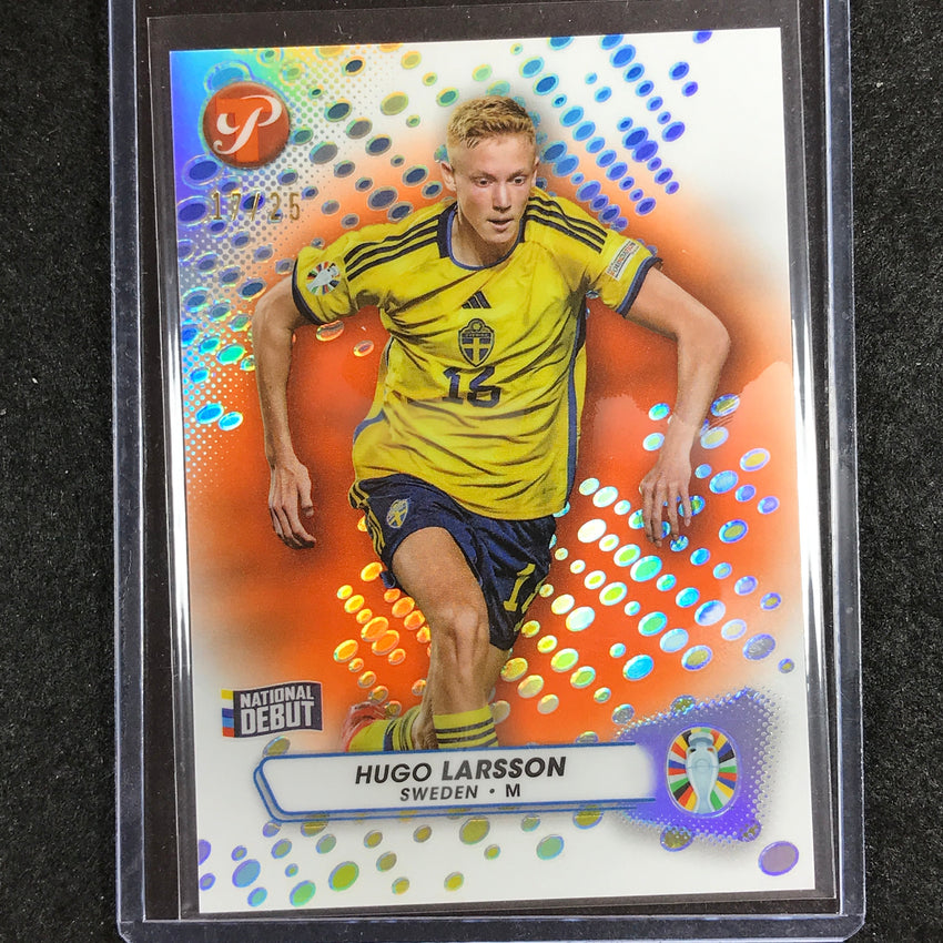 2023 Topps Pristine Road to Euro HUGO LARSSON Base Orange 17/25