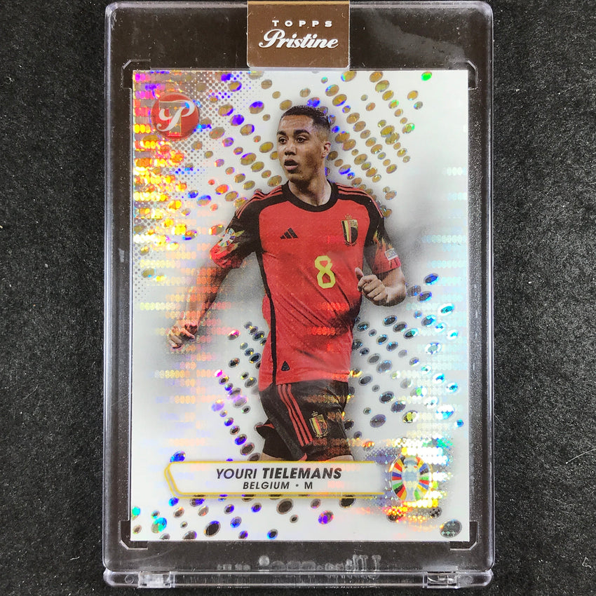 2023 Topps Pristine Road to Euro YOURI TIELEMANS Pristine Refractor #12