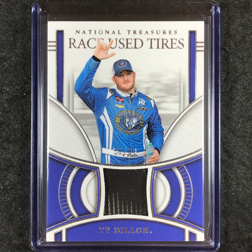 2024 National Treasures Racing TY DILLON Race Used Tires Relic 55/99