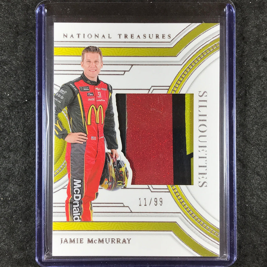 2024 National Treasures Racing JAMIE MCMURRAY Silhouettes Patch Relic 11/99