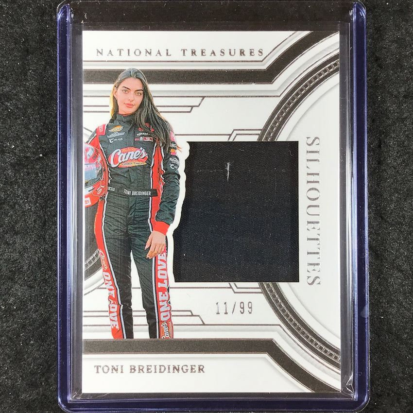 2024 National Treasures Racing TONI BREIDINGER Silhouettes Patch Relic 11/99