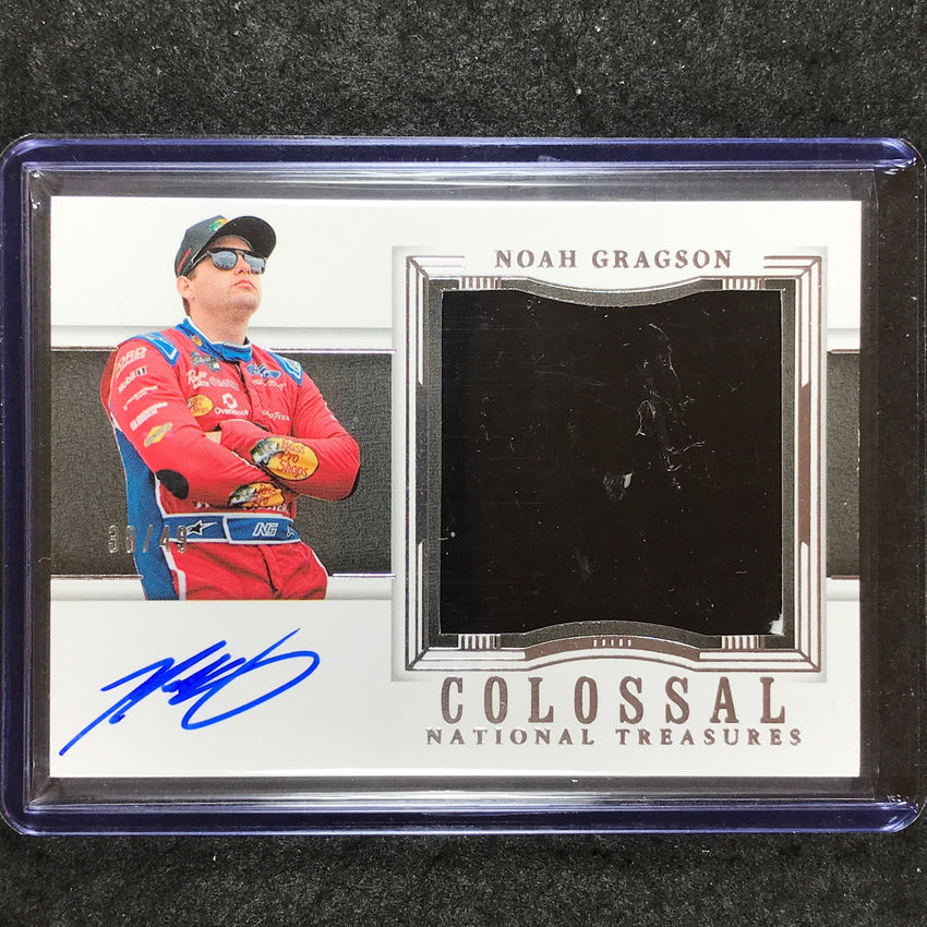 2024 National Treasures Racing NOAH GRAGSON Colossal Material Auto Relic 38/49