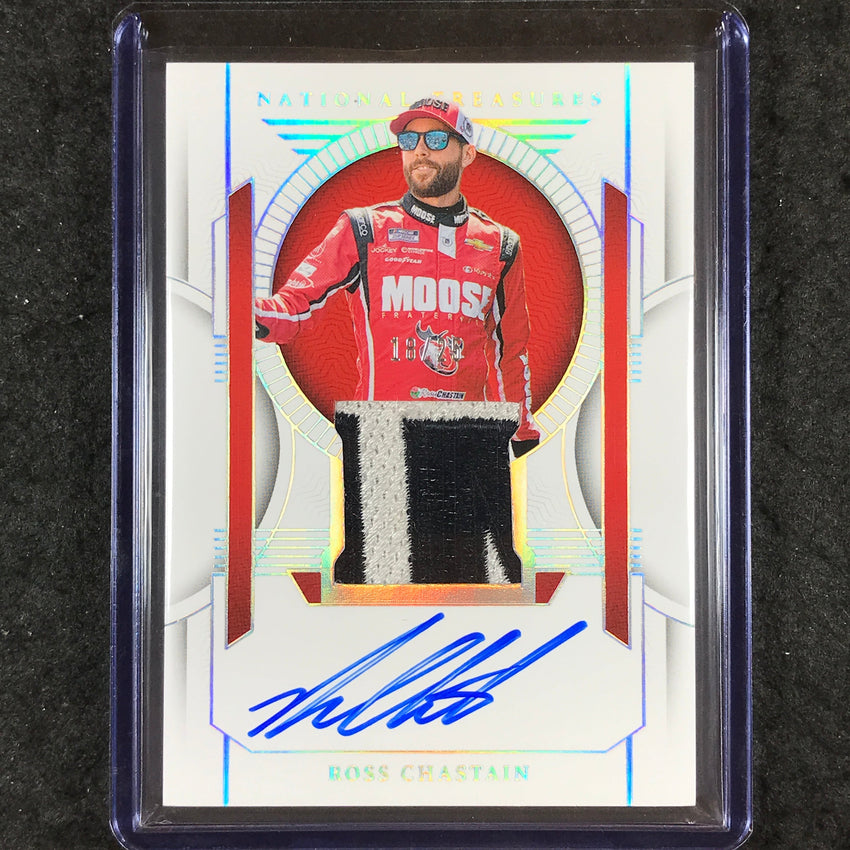 2024 National Treasures Racing ROSS CHASTAIN Premium Patch Auto Silver 18/25
