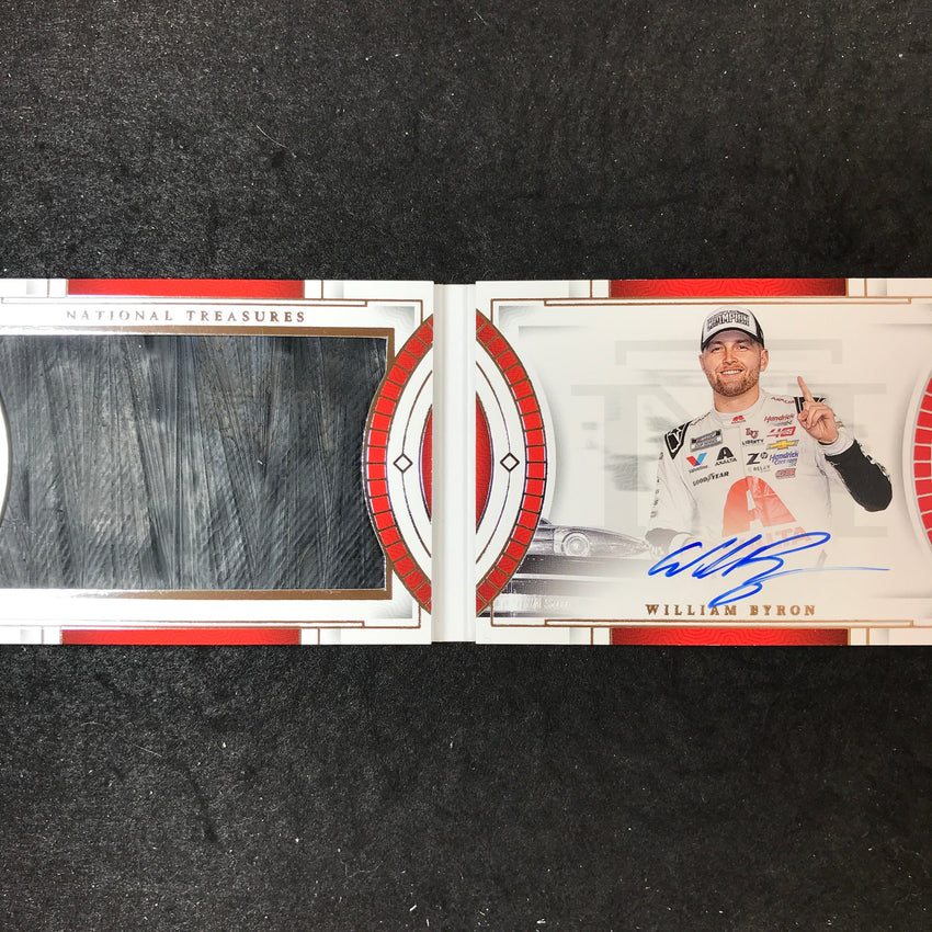 2024 National Treasures Racing WILLIAM BYRON Material Tire Auto Booklet 20/25