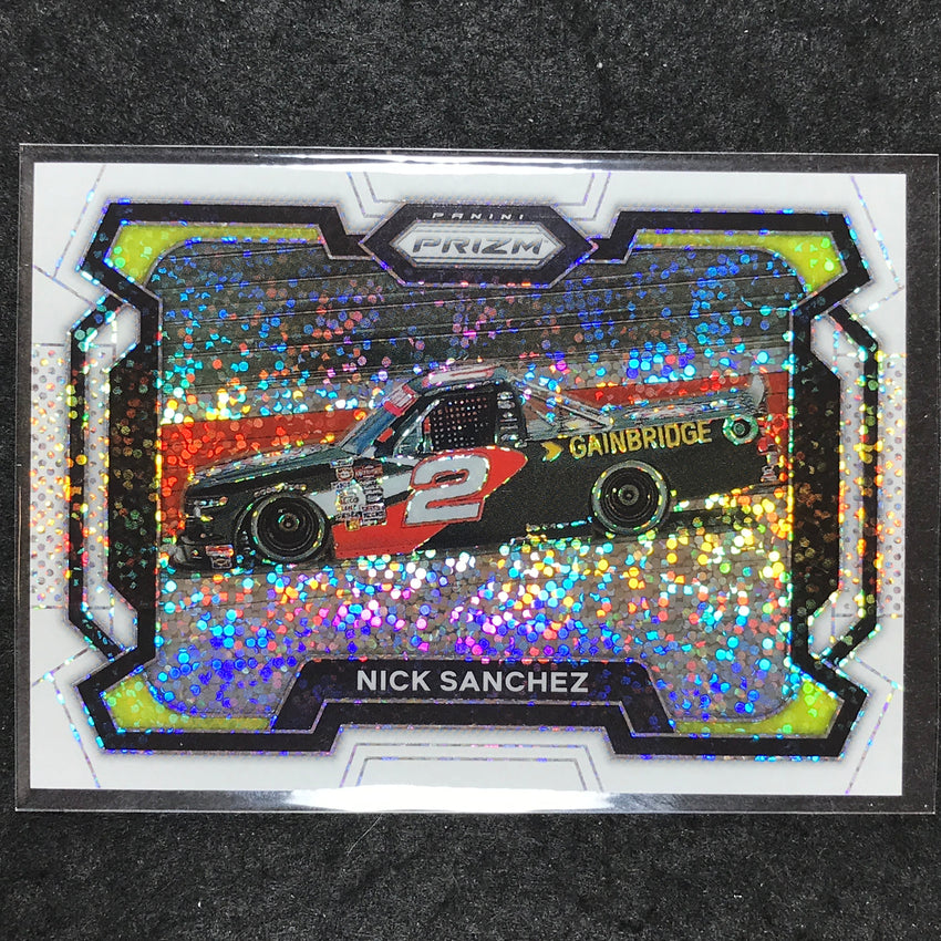 2024 Prizm NASCAR Racing NICK SANCHEZ Base Rides White Sparkle #28