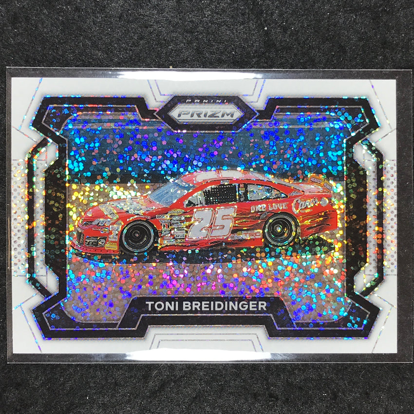 2024 Prizm NASCAR Racing TONI BREIDINGER Base Rides White Sparkle #81