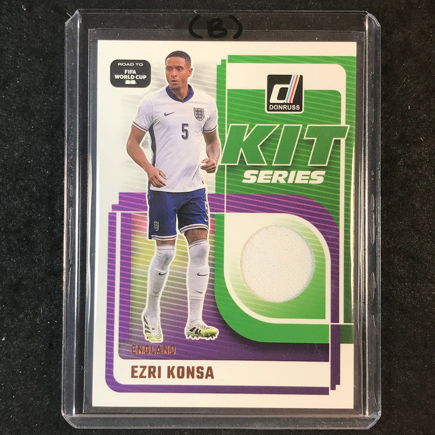 2025-26 Donruss Road to World Cup EZRI KONSA Kit Series Jersey Relic #KS-EK (B)