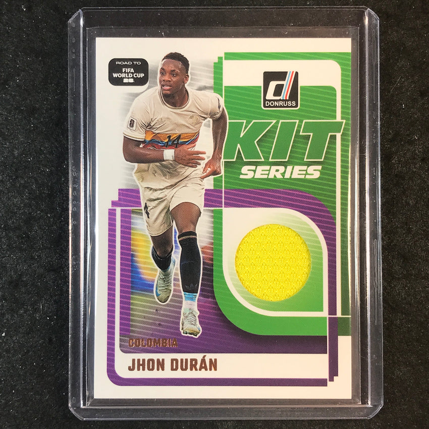 2025-26 Donruss Road to FIFA World Cup JHON DURAN Kit Series Jersey Relic #KS-JD
