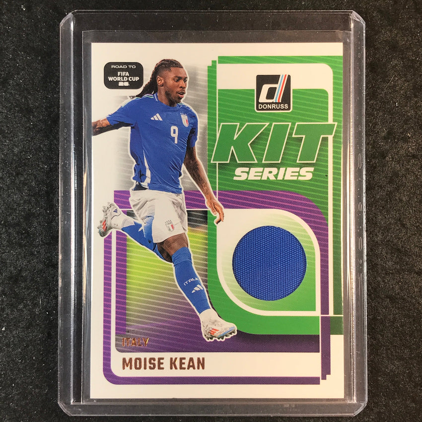2025-26 Donruss Road to FIFA World Cup MOISE KEAN Kit Series Jersey Relic #KS-MK