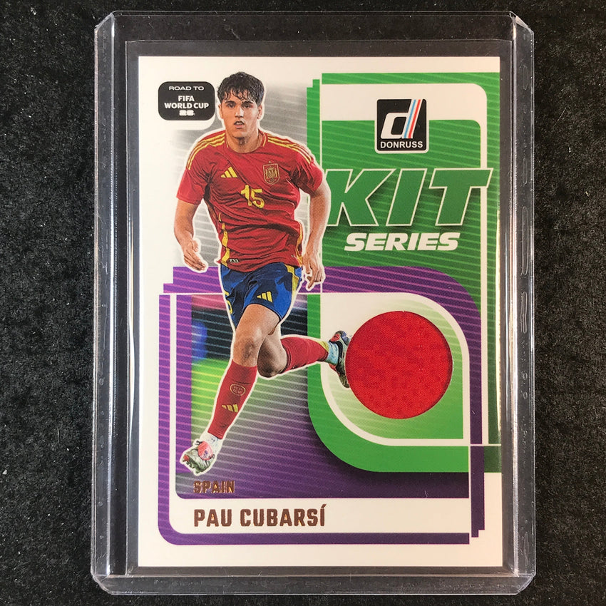 2025-26 Donruss Road to World Cup PAU CUBARSI Kit Series Jersey Relic #KS-PC