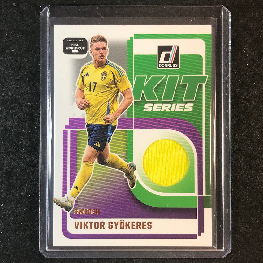 2025-26 Donruss Road to World Cup VIKTOR GYOKERES Kit Series Jersey Relic #KS-VG