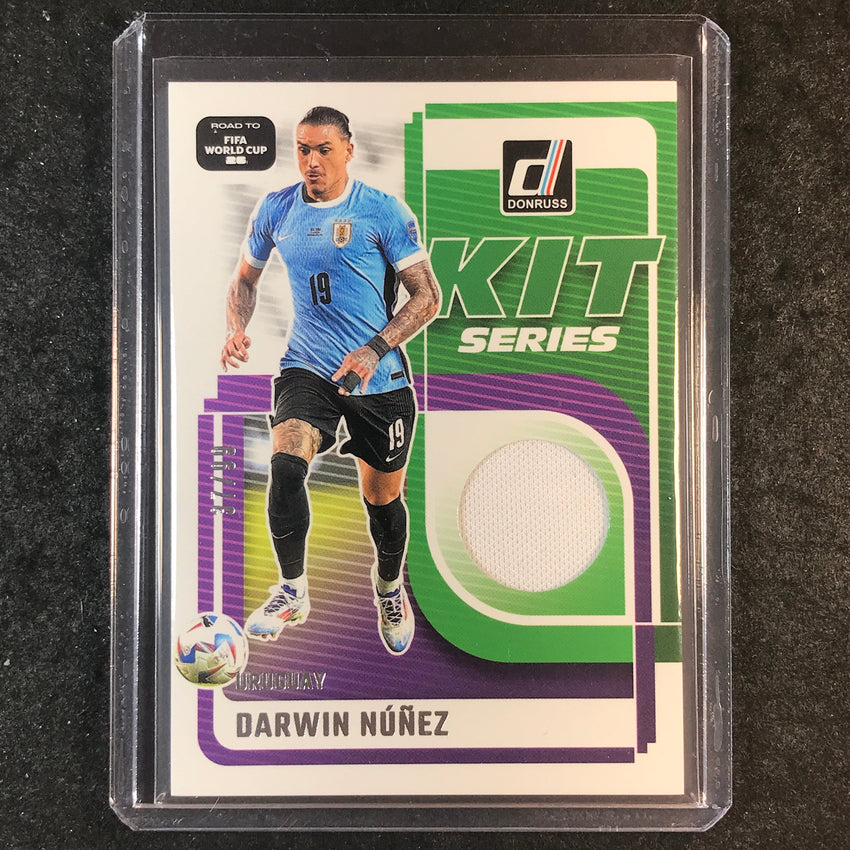 2025-26 Donruss Road to World Cup DARWIN NUNEZ Kit Series Jersey Silver 37/99