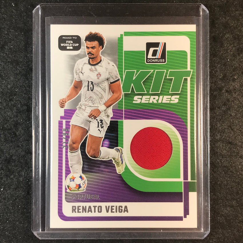 2025-26 Donruss Road to World Cup RENATO VEIGA Kit Series Jersey Silver 21/99