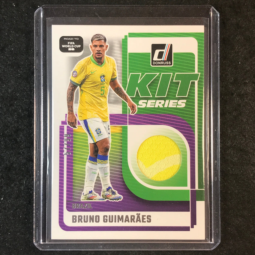 2025-26 Donruss Road to World Cup BRUNO GUIMARAES Kit Series Jersey Silver 57/99