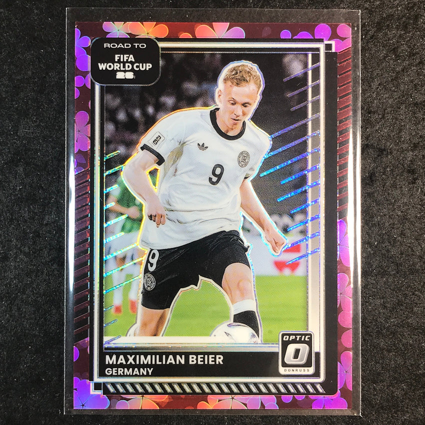 2025-26 Donruss Road to FIFA World Cup MAXIMILIAN BEIER Optic Plum Blossom #30