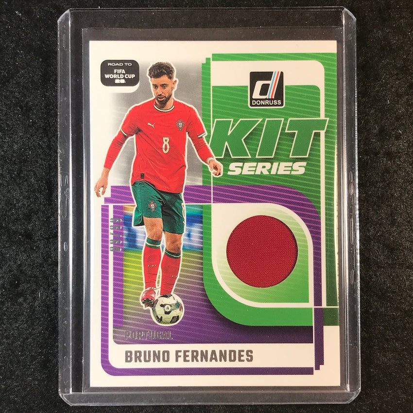 2025-26 Donruss Road to World Cup BRUNO FERNANDES Kit Series Jersey Silver 9/99
