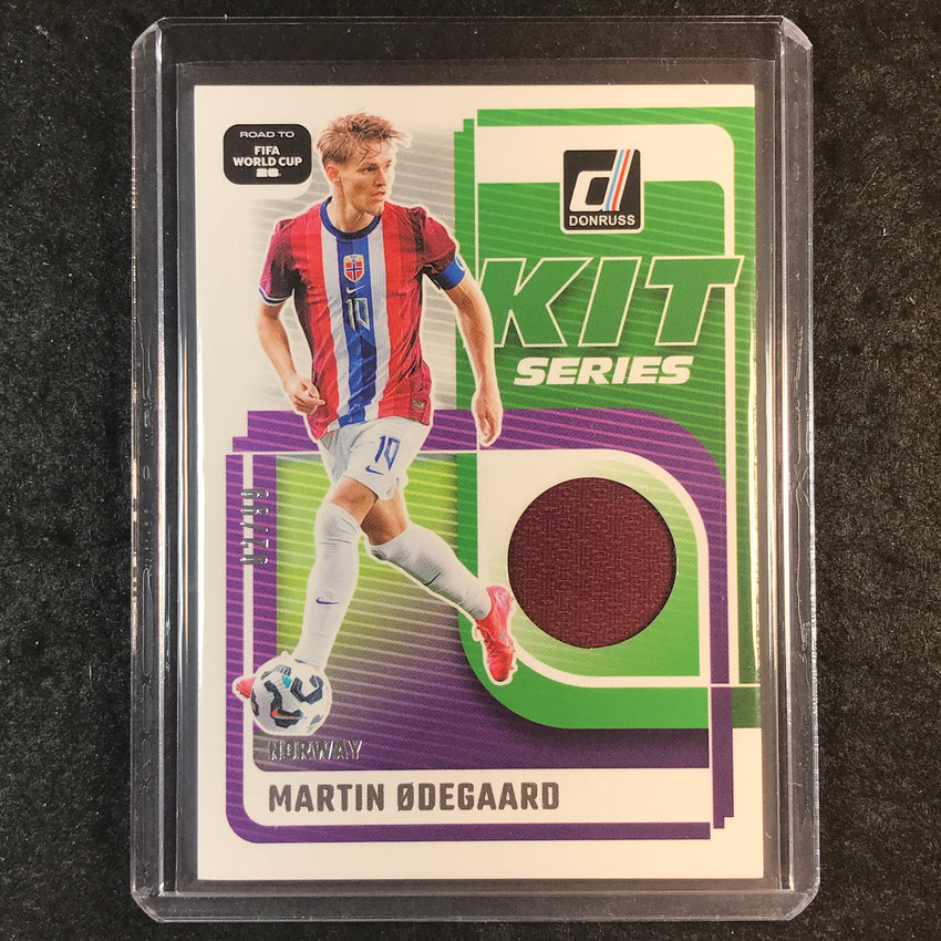 2025-26 Donruss Road to World Cup MARTIN ODEGAARD Kit Series Jersey Silver 2/99