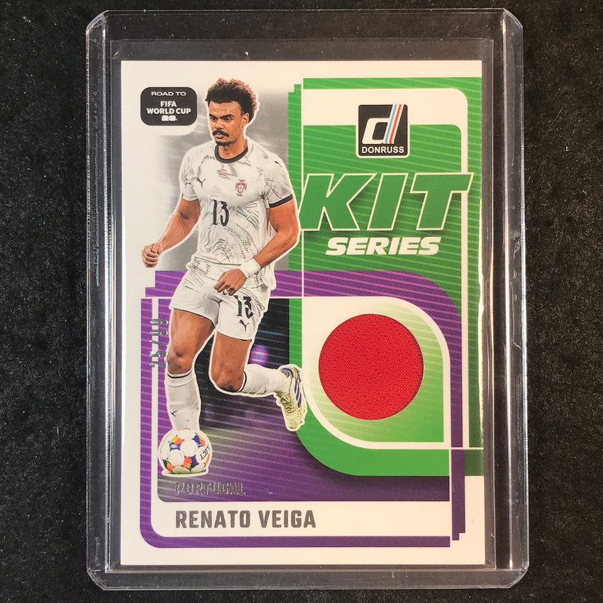 2025-26 Donruss Road to World Cup RENATO VEIGA Kit Series Jersey Silver 25/99