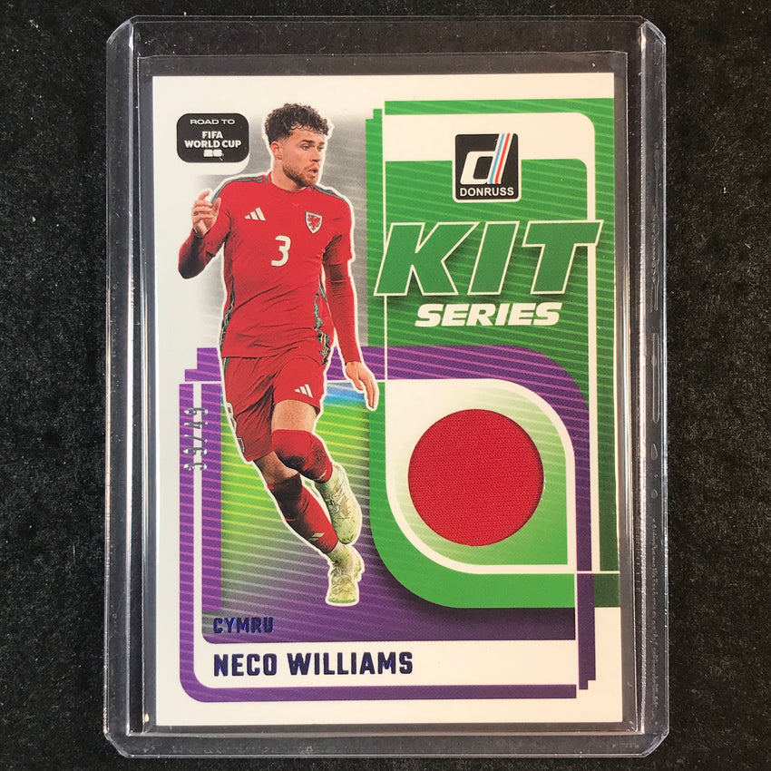 2025-26 Donruss Road to World Cup NECO WILLIAMS Kit Series Jersey Blue 39/49