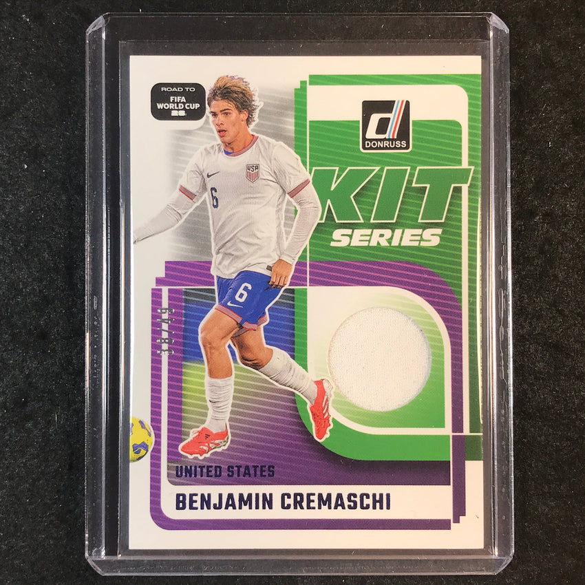 2025-26 Donruss Road to World Cup BENJAMIN CREMASCHI Kit Series Blue 38/49